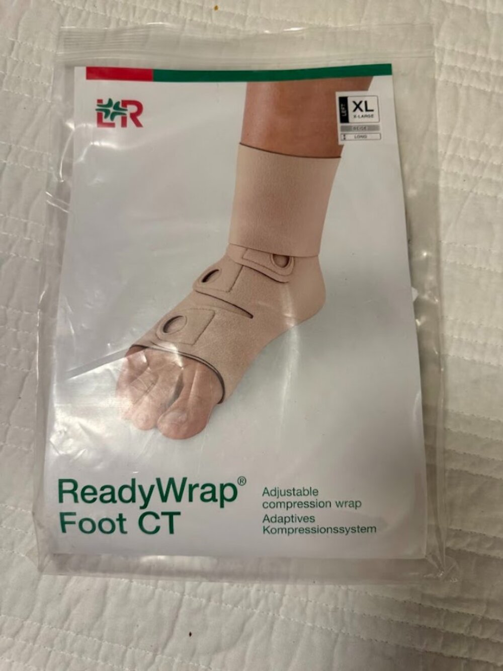 Ready Wrap Foot CT Compression Wrap NEW XL Sports Injury
